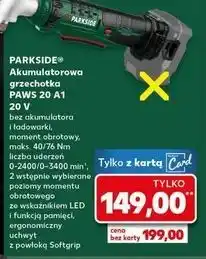 Kaufland Akumulatorowa grzechotka PARKSIDE PAWS 20 A1 20 V oferta