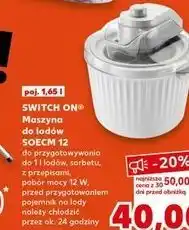 Kaufland SWITCH ON Maszyna do lodów SOCEM 12 (poj. 1,65 l) oferta
