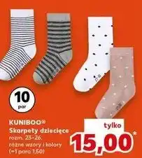 Kaufland KUNIBOO Skarpety dziecięce (10 par) oferta