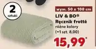 Kaufland LIV & BOO Ręcznik frotte wym. 50 x 100 cm 2 szt oferta