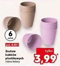 Kaufland Zestaw kubków plastikowych (6 szt.) oferta