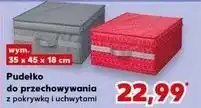 Kaufland Pudełko do przechowywania z pokrywką i uchwytami (wym. 35 x 45 x 18 cm) oferta