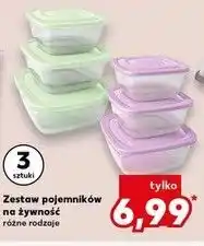 Kaufland Zestaw pojemników na żywność (3 szt.) oferta