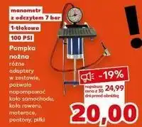 Kaufland Pompka nożna 100 PSI oferta