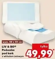 Kaufland LIV & BOO Poduszka pod kark wypełnienie żelowe oferta
