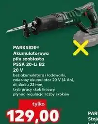 Kaufland PARKSIDE Akumulatorowa piła szablast PSSA 20-Li B2 oferta