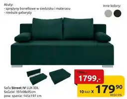 Black Red White sofa Street IV oferta