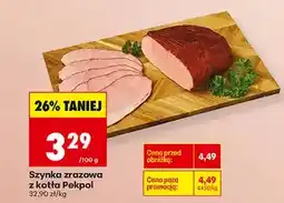 Biedronka Szynka zrazowa z kotła Pekpol oferta