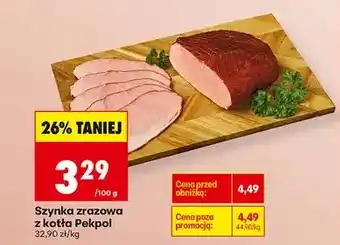 Biedronka Szynka zrazowa z kotła Pekpol oferta