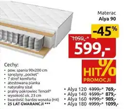 Black Red White materac Alya 90 oferta