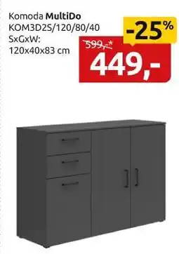 Black Red White komoda MultiDo kom3d2s/120/80/40 oferta