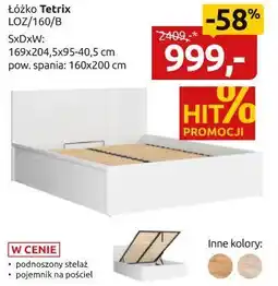 Black Red White łózko Tetrix LOZ/160/B oferta