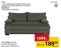 Black Red White sofa Lindon Lux 3DL oferta