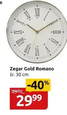 Black Red White zegar Gold Romano oferta