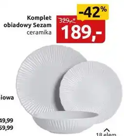 Black Red White komplet obiadowy Sezam oferta