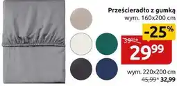 Black Red White prześcieradło z gumką 160x200 oferta
