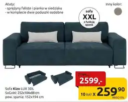 Black Red White sofa Kizo Lux 3DL oferta