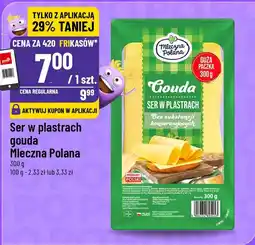 Polomarket Ser w plastrach gouda Mleczna Polana oferta