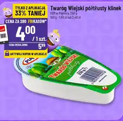Polomarket Twaróg Wiejski półtłusty klinek OSM w Piątnicy oferta