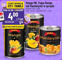 Polomarket Mango MK, Pulpa Mango lub Mandarynki w syropie Konshurt oferta