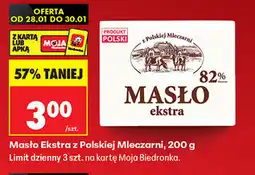 Biedronka Masło Ekstra z Polskiej Mleczarni oferta