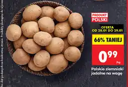 Biedronka Polskie ziemniaki jadalne na wagę oferta