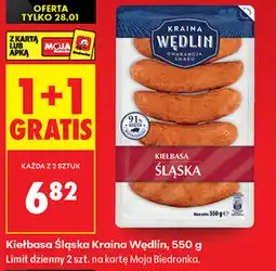 Biedronka Kiełbasa Śląska Kraina Wędlin oferta