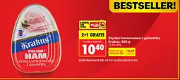 Biedronka Szynka konserwowa z galaretką Krakus oferta