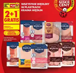 Biedronka Wędliny w plastrach Kraina Wędlin (różne rodzaje) oferta