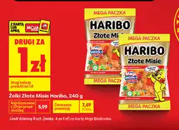 Biedronka Żelki Złote Misie Haribo oferta