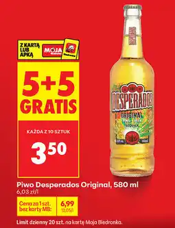 Biedronka Piwo Desperados Original oferta