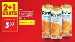Biedronka Sok pomarańczowy z cząsteczkami miąższu 100% Riviva oferta