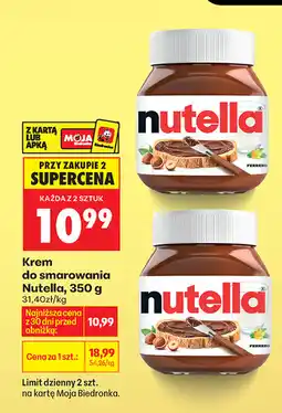 Biedronka Nutella oferta