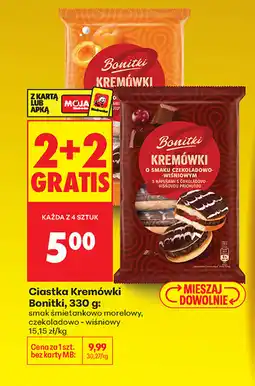 Biedronka Ciastka Kremówki Bonitki oferta