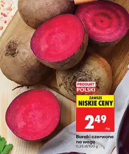 Biedronka Buraki czerwone na wagę oferta