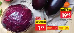 Biedronka Kapusta czerwona na wagę oferta