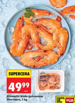 Biedronka Krewetki białe gotowane Marinero oferta