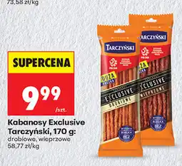 Biedronka Kabanosy Exclusive Tarczyński, 170 g: drobiowe, wieprzowe oferta