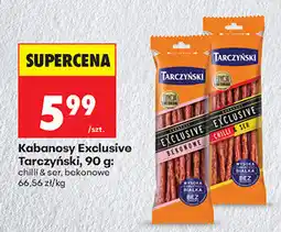 Biedronka Kabanosy Exclusive Tarczyński, 90 g: chilli & ser, bekonowe oferta