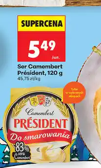 Biedronka Ser Camembert Président oferta