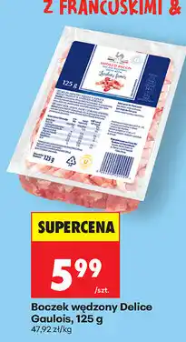 Biedronka Boczek wędzony Delice Gaulois oferta