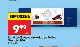 Biedronka Rurki waflowe w czekoladzie Delice Galouis oferta