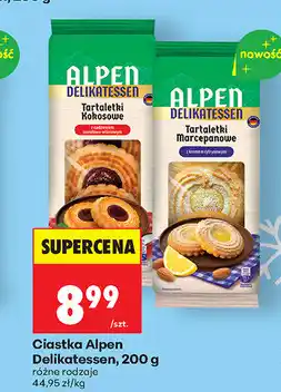 Biedronka Ciastka Alpen Delikatessen oferta