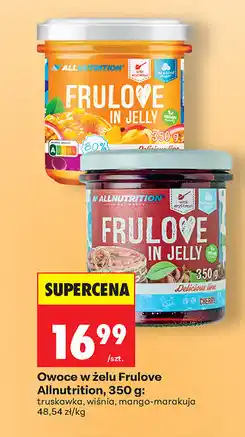 Biedronka Owoce w żelu Frulove Allnutrition oferta