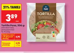 Biedronka Tortilla Pano, 306 g: wieloziarnista, pełnoziarnista oferta