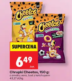 Biedronka Chrupki Cheetos, 150 g (ser, ketchup) oferta