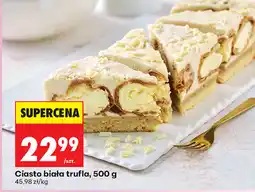 Biedronka Ciasto biała trufla oferta
