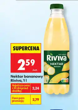 Biedronka Nektar bananowy Riviva oferta