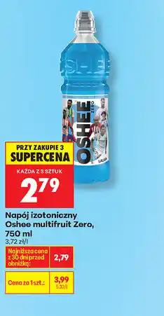 Biedronka Napój izotoniczny Oshee multifruit Zero oferta