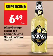 Biedronka Piwo Garage Hardcore Lemon & Lime Shock oferta